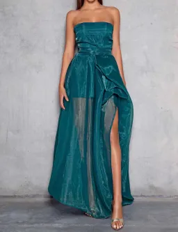 Elle Zeitoune Hazel Gown Green Size 14 for rent on The Volte - image 1