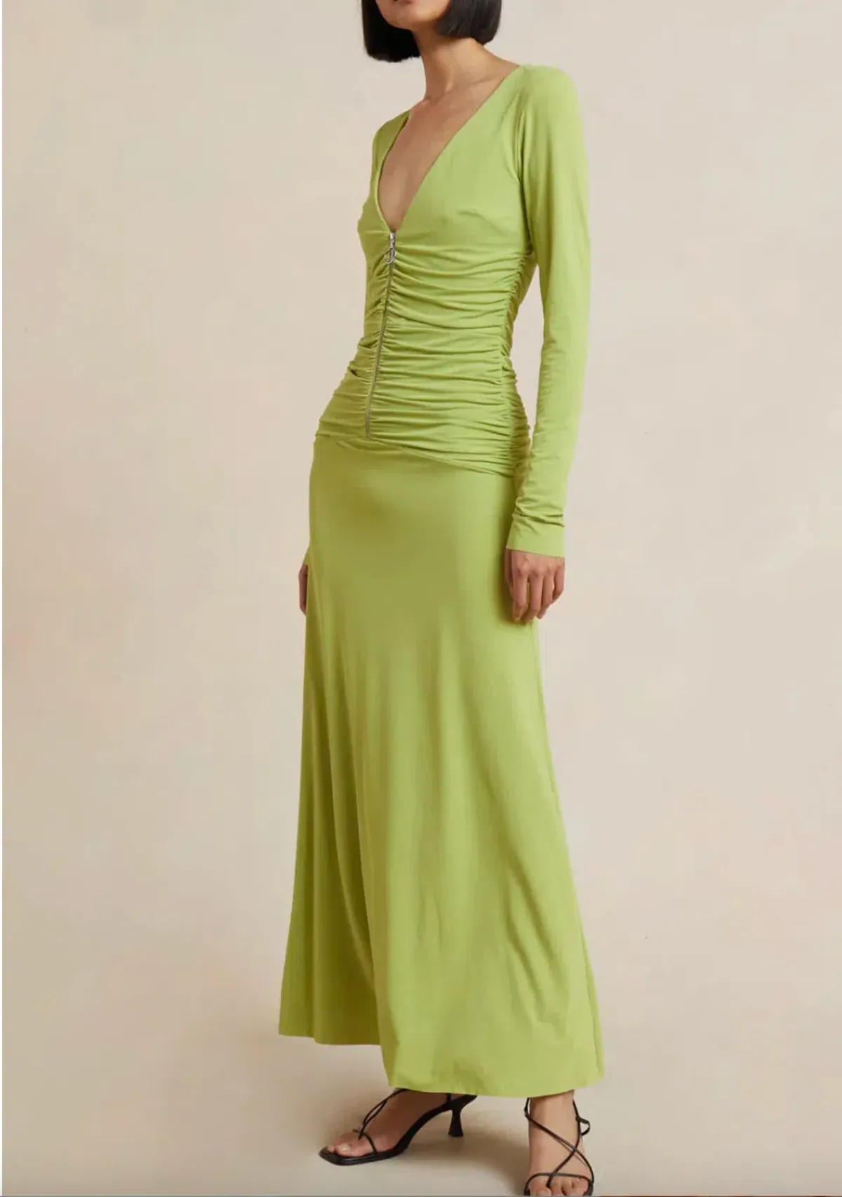 Bec & Bridge Myla Long Sleeve Maxi Dress Green Size 8 / S - Image 2