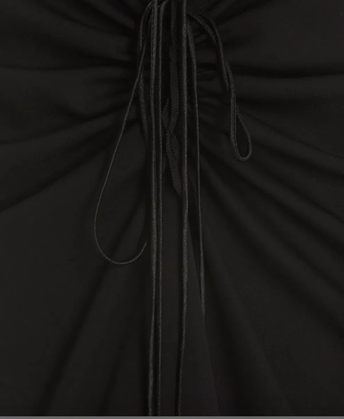 Christopher Esber Reversed Halter Disconnect Ruched Dress Black Size 8 - Image 4