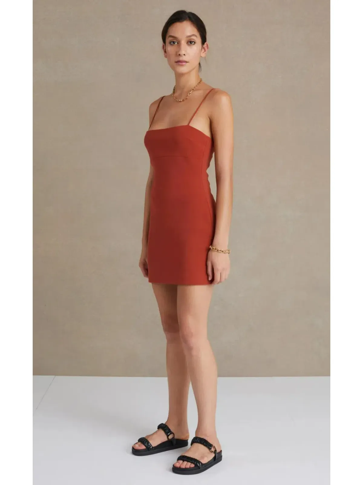 Bec & Bridge Maya Dress Brown Size AU 6 - Image 2