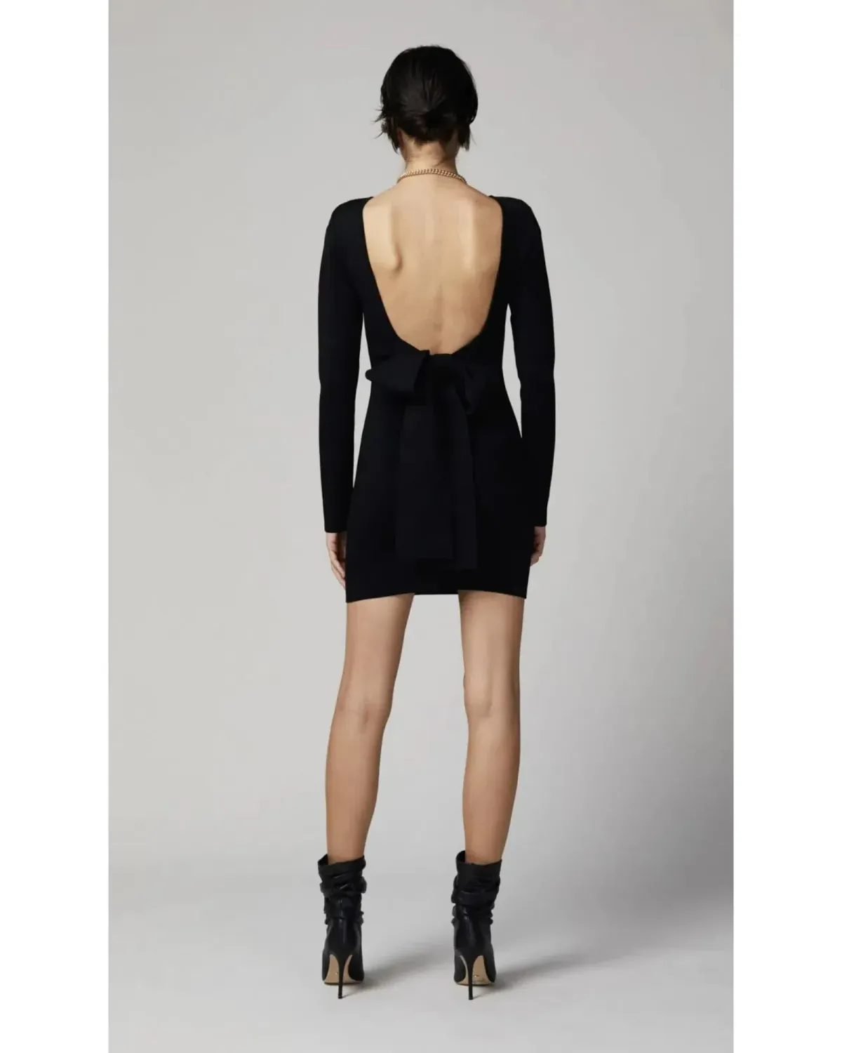 Bec & Bridge Emeline Knit Dress Black Size AU 8 - Image 2