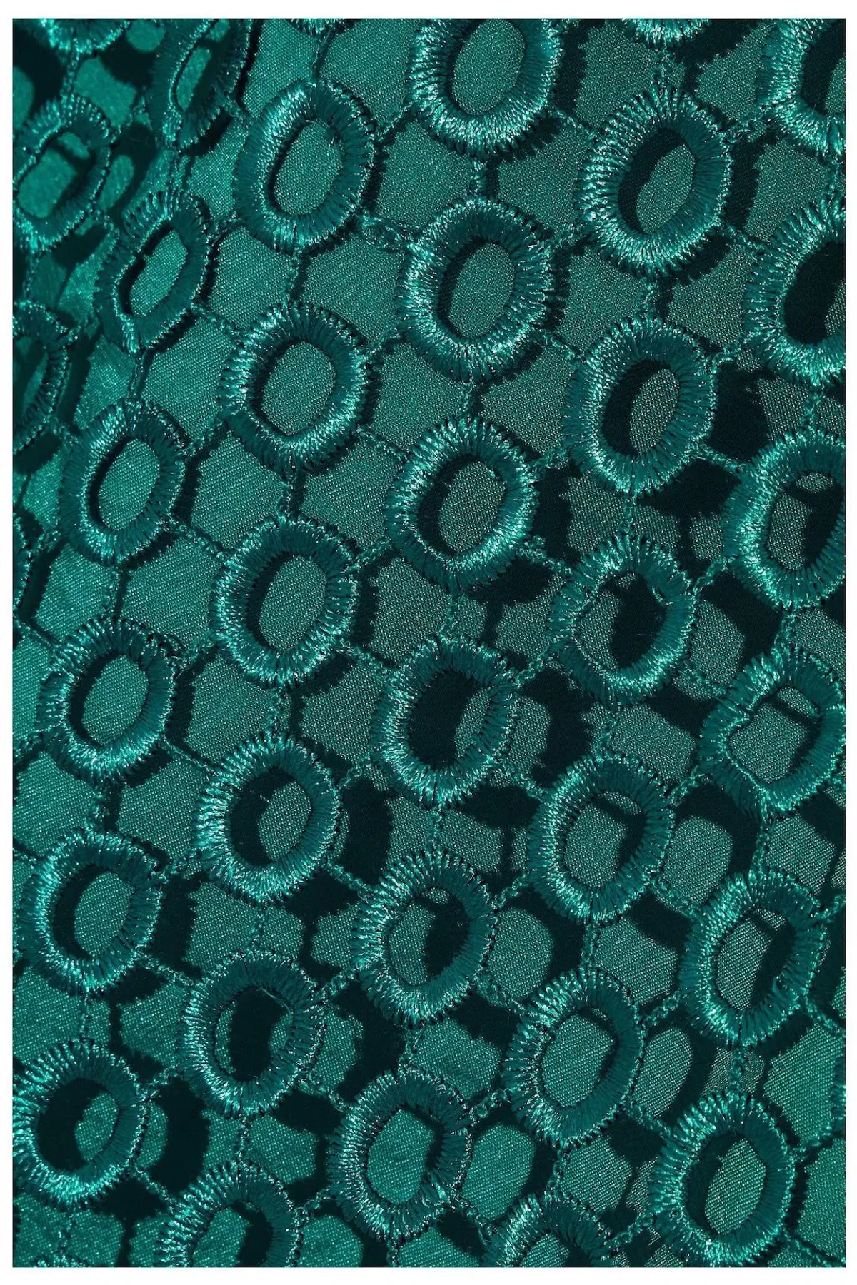 Nicholas Guipure Lace Midi Dress Green Size AU 6  - Image 4