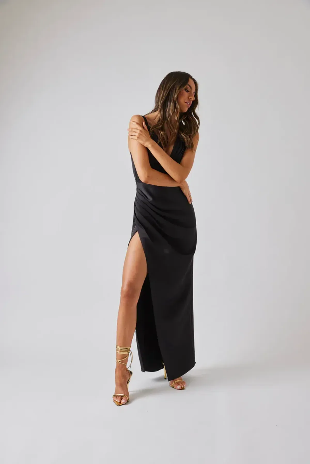 Bianca and Bridgett Peony Dress Black Size 14 - Image 2