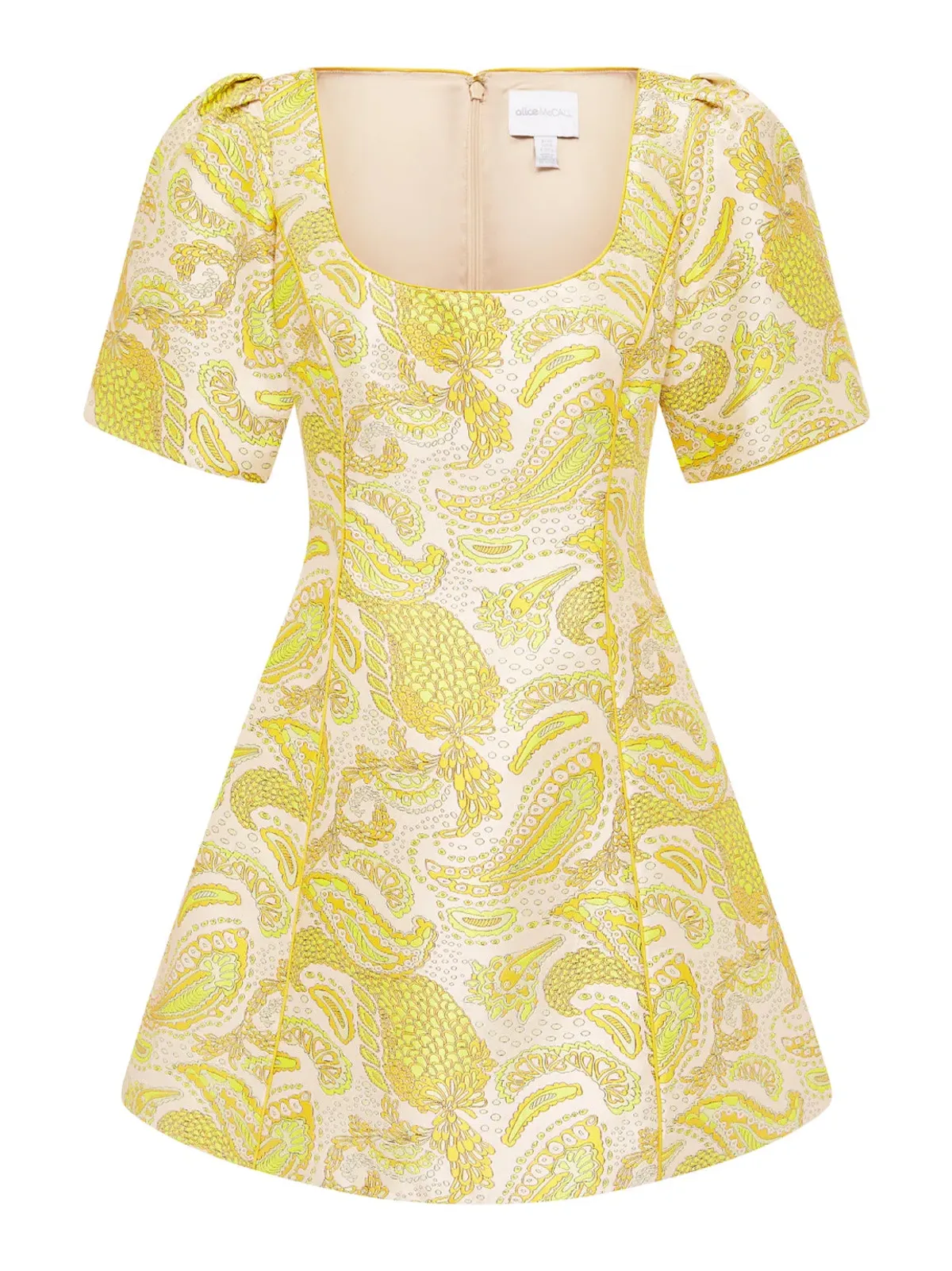 Alice McCall Sun California Dreaming Mini Dress Yellow Size 6 US / 10 AU - Image 5