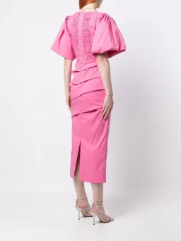 Rachel Gilbert Dahli Dress in Pink Size 3/AU12 for rent on The Volte - image 4