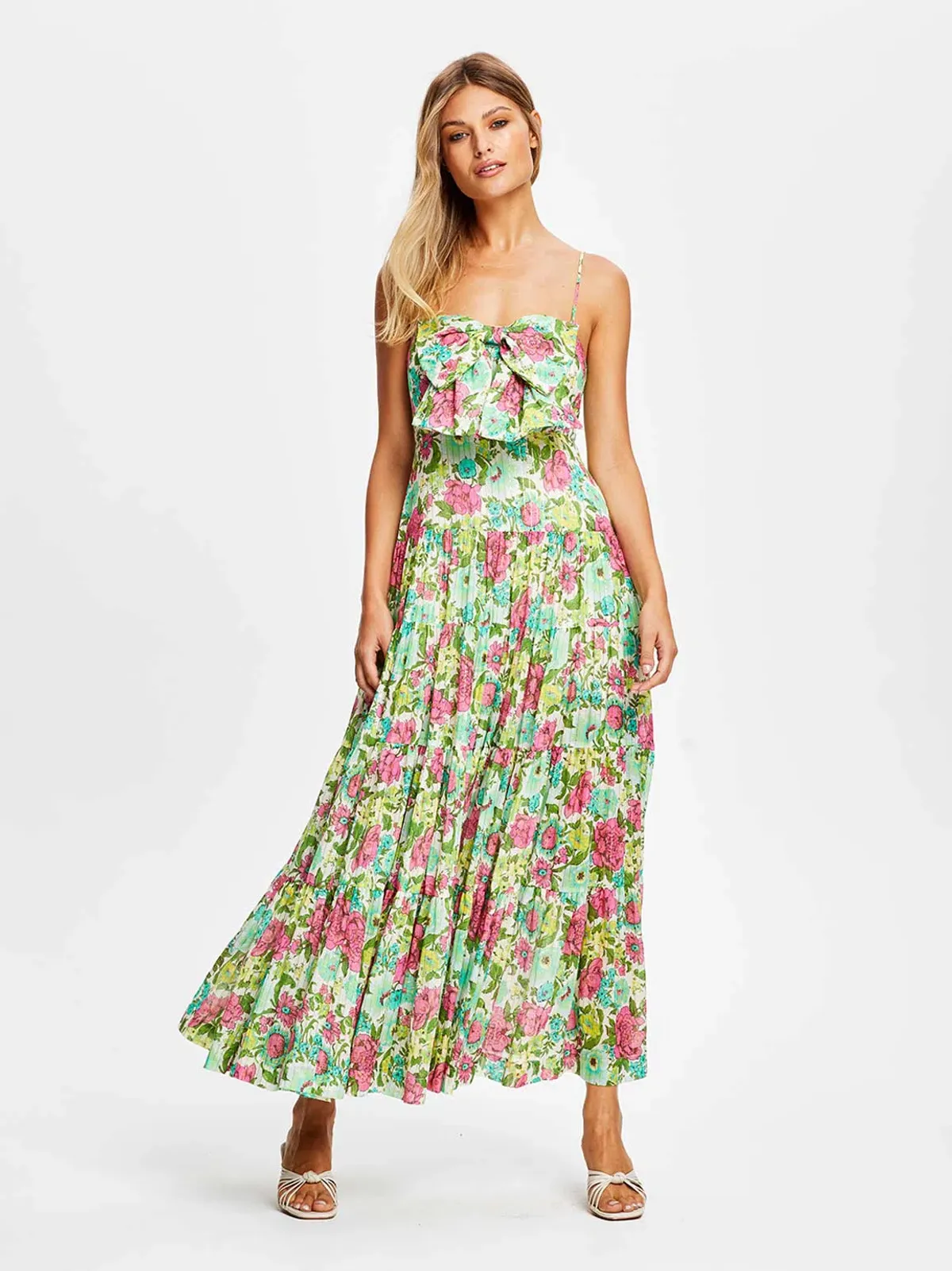 Alice McCall Multi Wildflowers Maxi Dress Print Size AU 6 - Image 2
