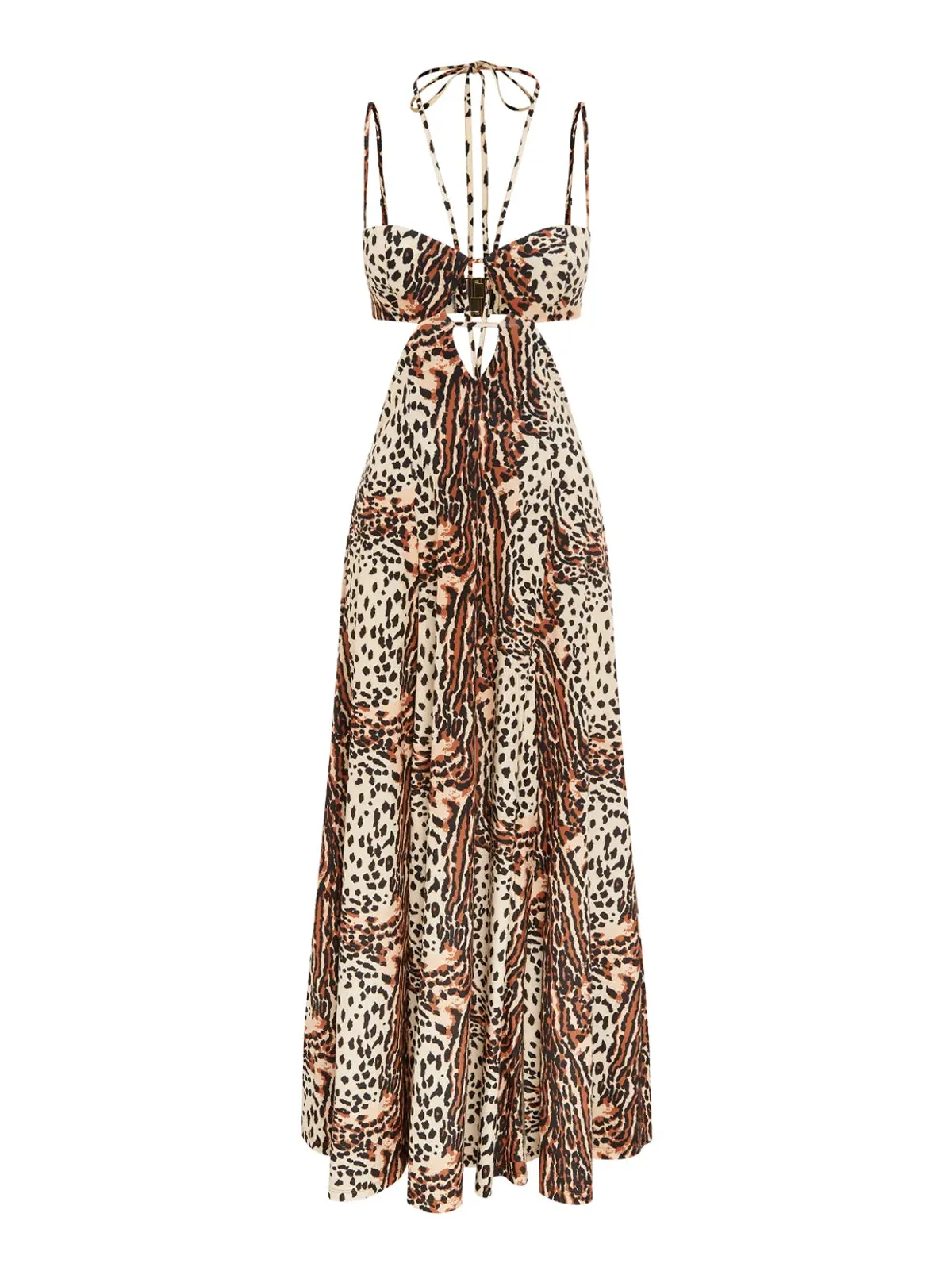 Alice McCall Havana Affair Midi Dress in Tigers Eye Size 10 / M - Image 5