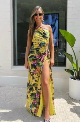 Sonya Moda Nour Royal Botanica Maxi Dress Yellow Floral Size 8 for rent on The Volte - image 4