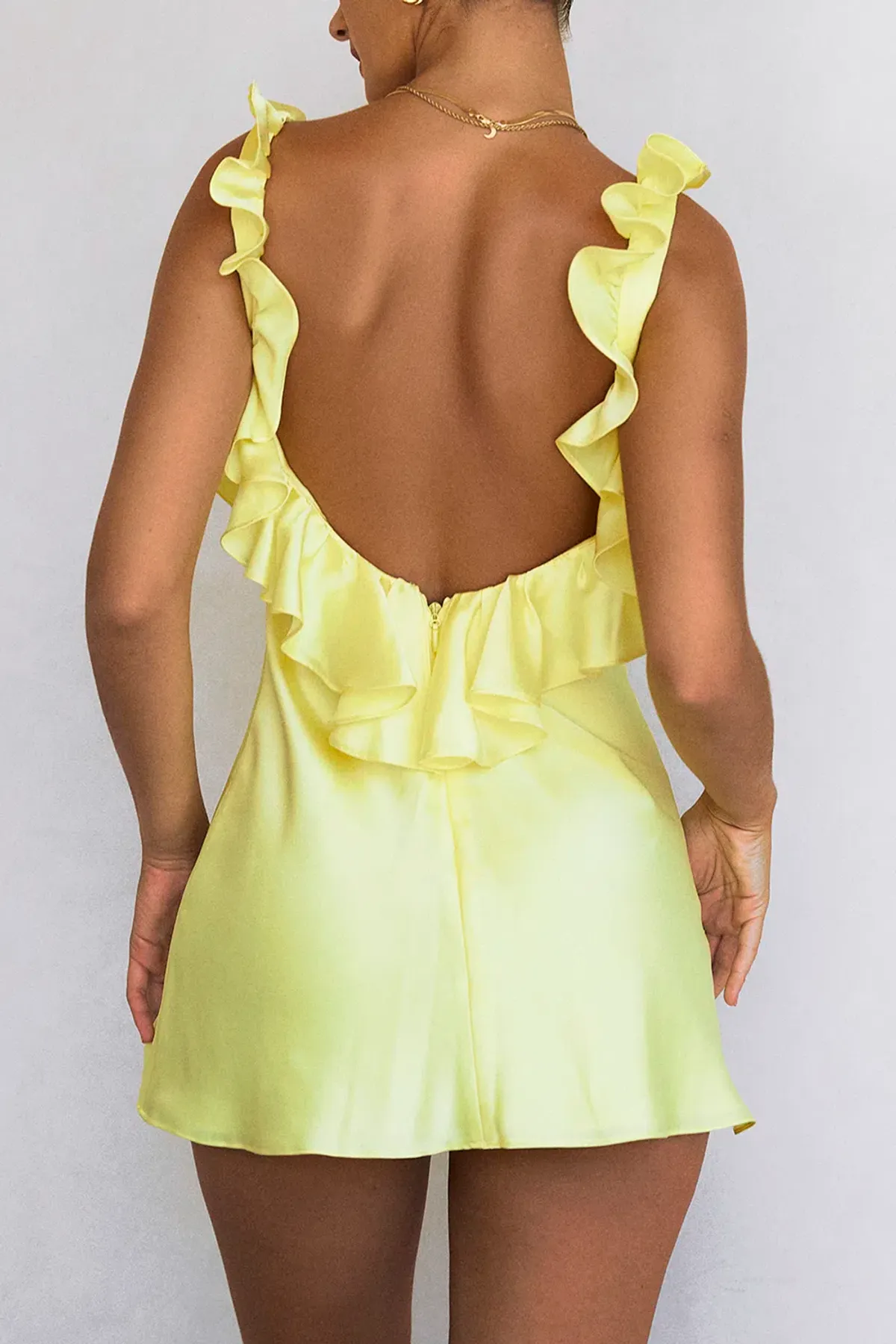 House of CB Tink Buttercup Mini Dress Yellow Size S / Au 8 - Image 6