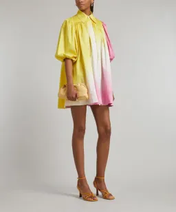 Aje Cloud Burst Smock MIni Dress Multi Size 10 / M for rent on The Volte - image 1