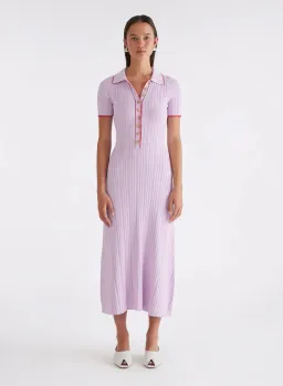 Anna Quan Laurel Penelope Midi Lilac Orchid Dress Size AU 8 for rent on The Volte - image 1