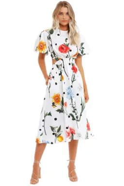 Leo Lin La Flor Dress Floral Size 6 for rent on The Volte - image 1