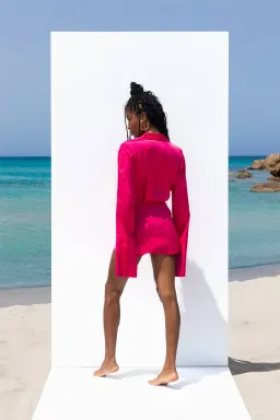 Rat & Boa Paloma Mini Dress Pink Size XS / Au 6  for rent on The Volte - image 2