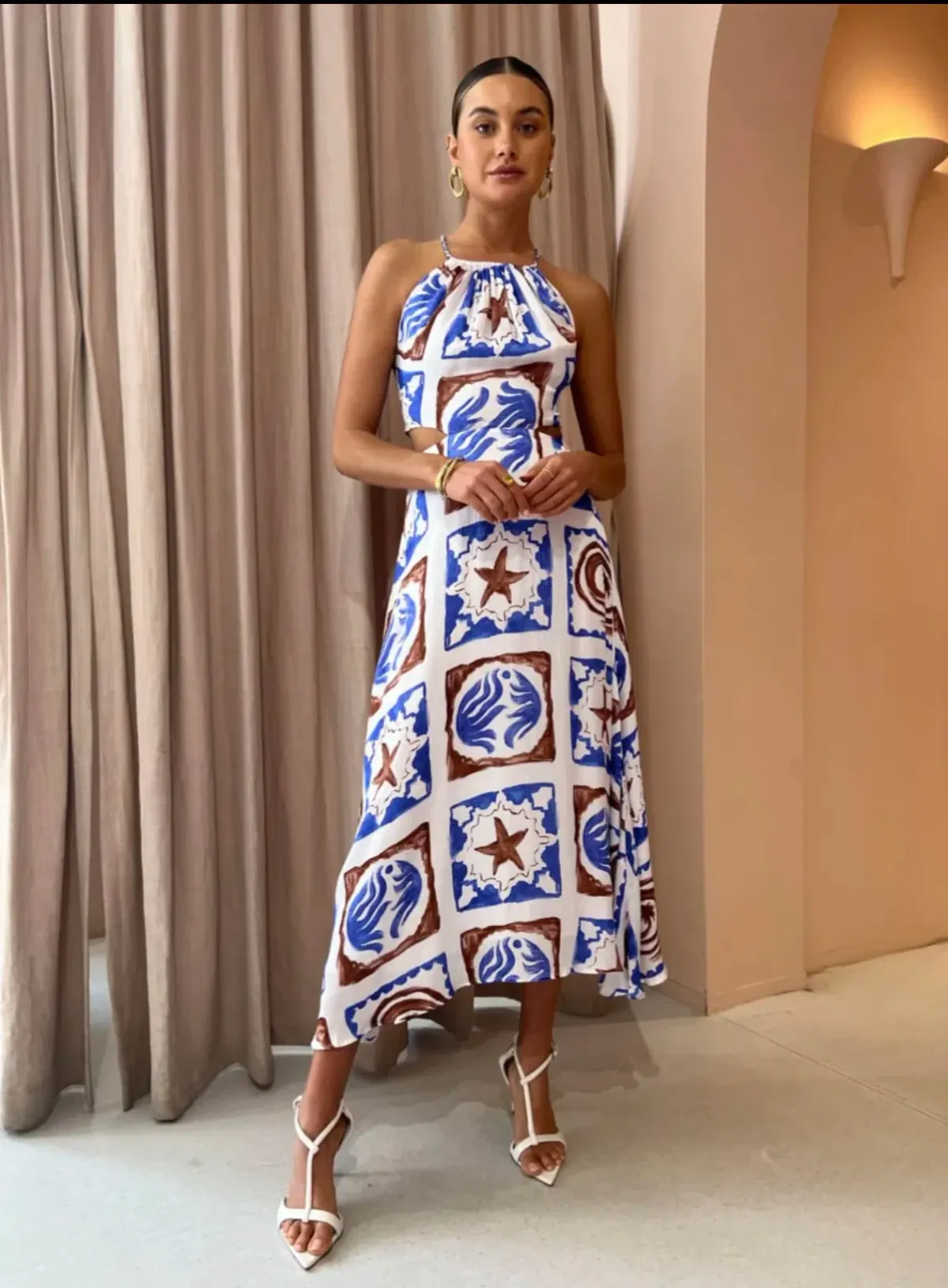 Roame Jude Dress Print Size 2/AU 10 - Image 1