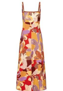 Rebecca Vallance Santiago Midi Dress in Multi Size AU 10 for rent on The Volte - image 5