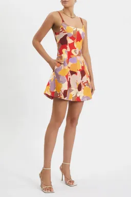 Rebecca Vallance  Santiago Mini Dress Multi Size 4  for rent on The Volte - image 1