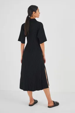 Oroton Knit Polo Dress Black Size XS/AU 8 for rent on The Volte - image 3