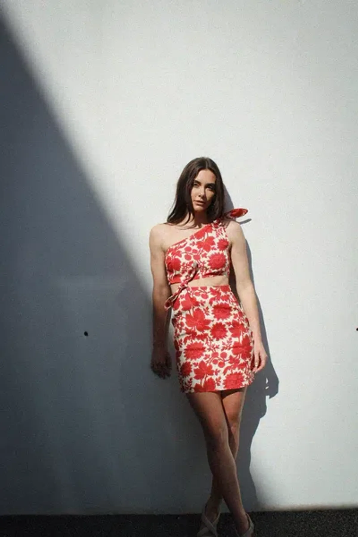 Sir the Label Cinta Cut Out Mini Dress Floral Size 8 - Image 4