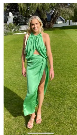 Anna Quan Elyse Dress Apple Size 8 for rent on The Volte - image 5