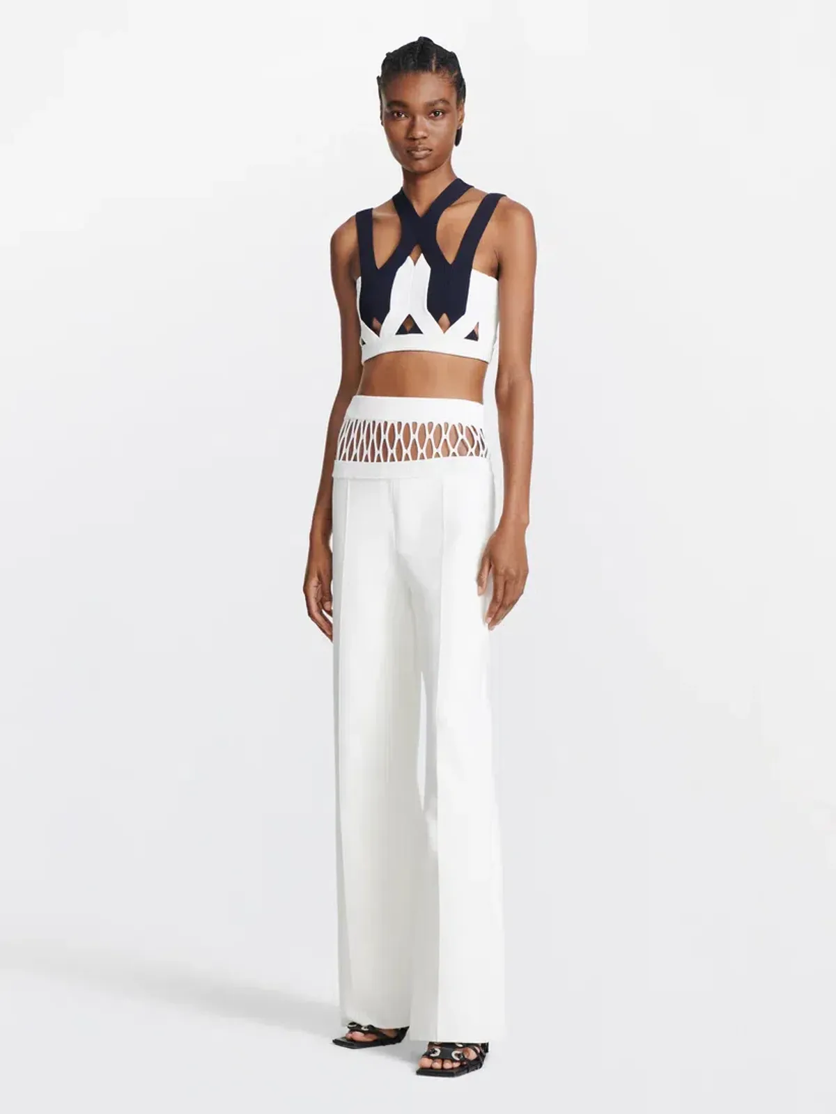 Dion Lee 2-tone Fork Rib Bra Size XS/AU 8 - Image 3