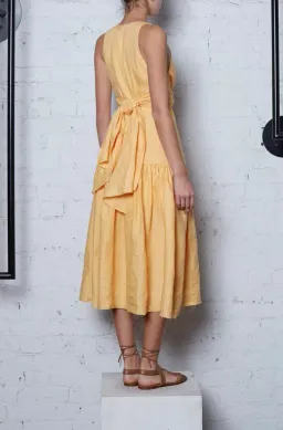 KITX Becoming Twist Dress - Sunkiss Yellow Size AU 10 for rent on The Volte - image 3