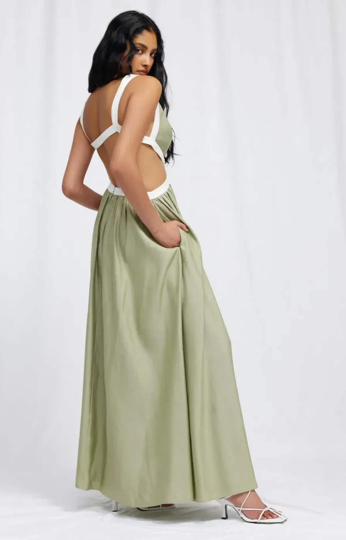 Significant Other Marino Dress Green Size AU 8 - Image 2