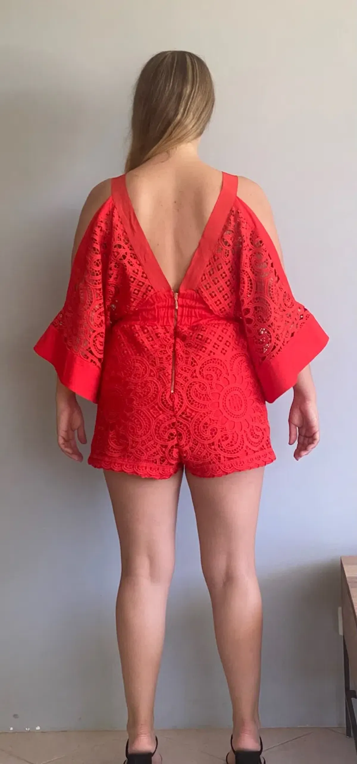 Alice McCall Keep Me There Playsuit Red Size 10 - Image 3