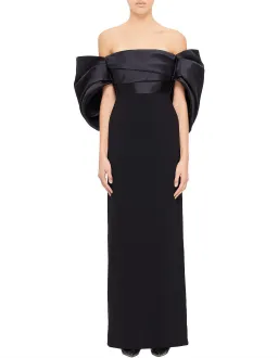 Solace London Arla Maxi Dress Black Size 10 for rent on The Volte - image 1
