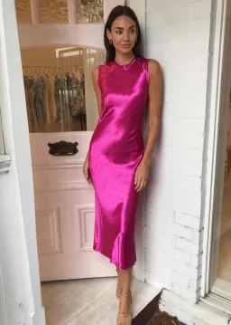 Rebecca Vallance Loren Dress Pink Size 10 for rent on The Volte - image 3