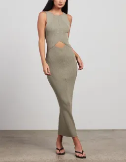Bec & Bridge Versailles Knit Midi Green Size AU 8 for rent on The Volte - image 2