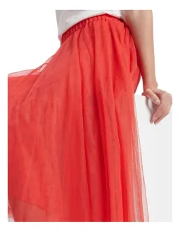 Marcs Tulle Skirt Pink Coral Size AU 14 for rent on The Volte - image 2