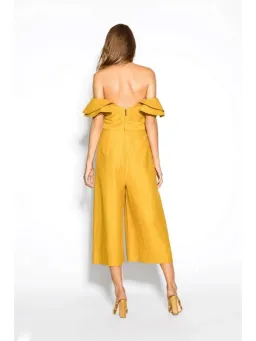 Sheike Jumpsuit Yellow Size AU 16 for rent on The Volte - image 2