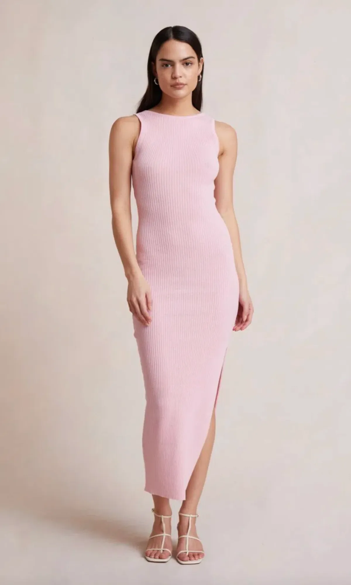 Bec & Bridge Candy Pink Riviera Midi Dress Pink Size 8 / AU 12 - Image 2