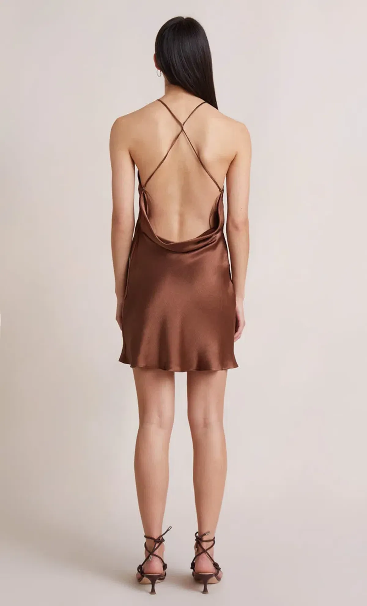 BEC & BRIDGE CHOCOLATE ANNIKA MINI DRESS - SIZE 8 AU/4 US (RRP $200) - Image 3