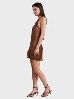 BEC & BRIDGE CHOCOLATE ANNIKA MINI DRESS - SIZE 8 AU/4 US (RRP $200) for rent on The Volte - image 2