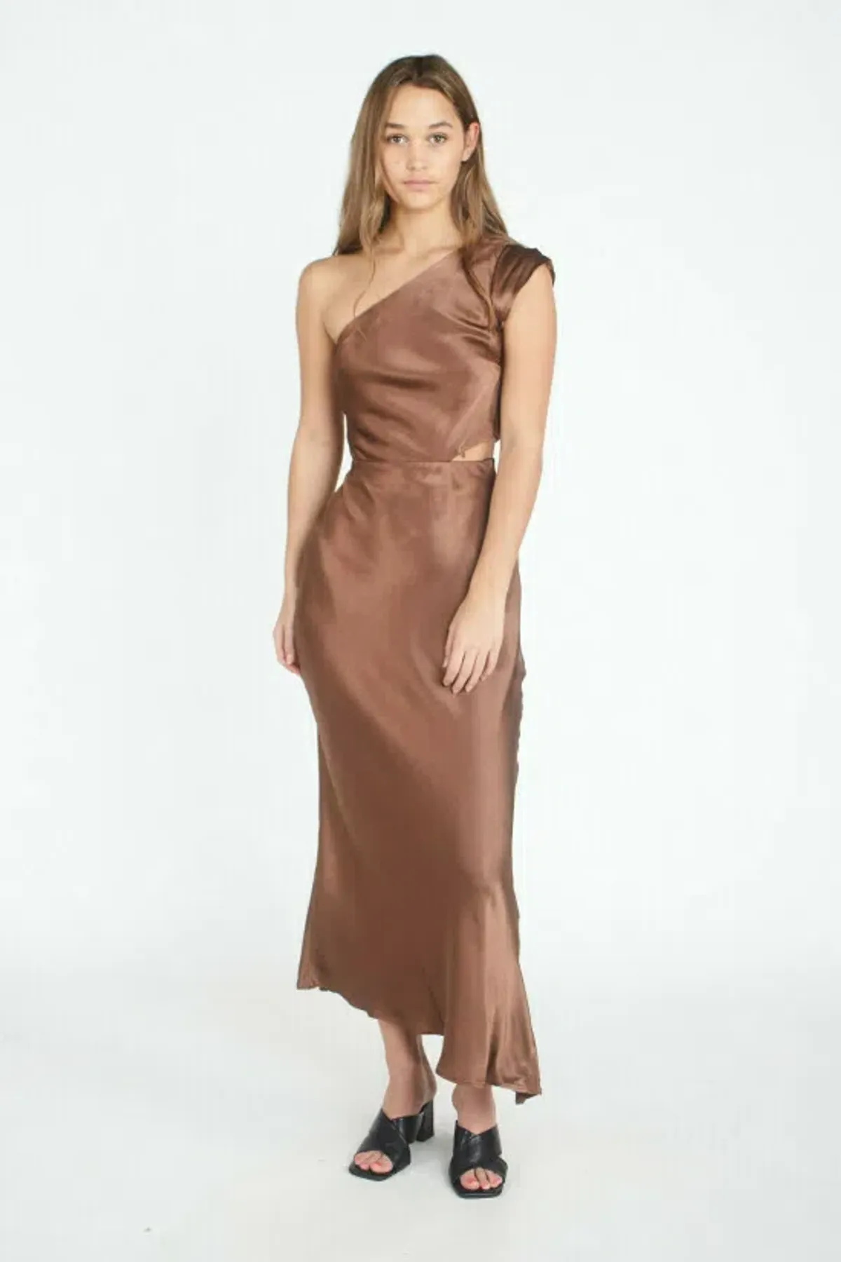 Bec & Bridge Cherry Delphine Asym Midi Dress Size 4 / AU 8 - Image 1
