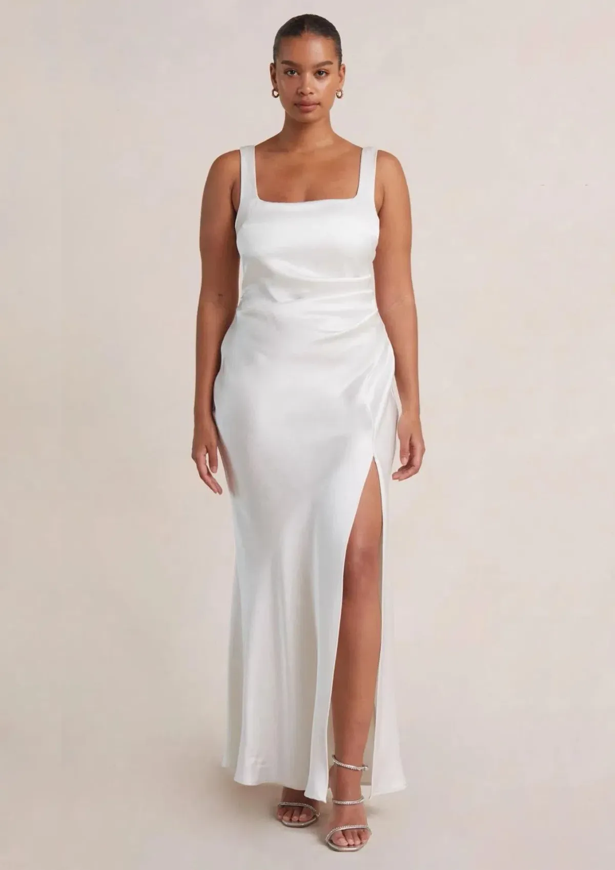 Bec & Bridge Dreamer Square Neck Dress Ivory Size US 6 / AU 10 - Image 1