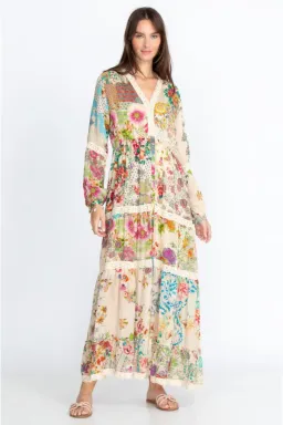 Johnny Was Milana Dress w/ Slip Floral Size M/AU 10 for rent on The Volte - image 1