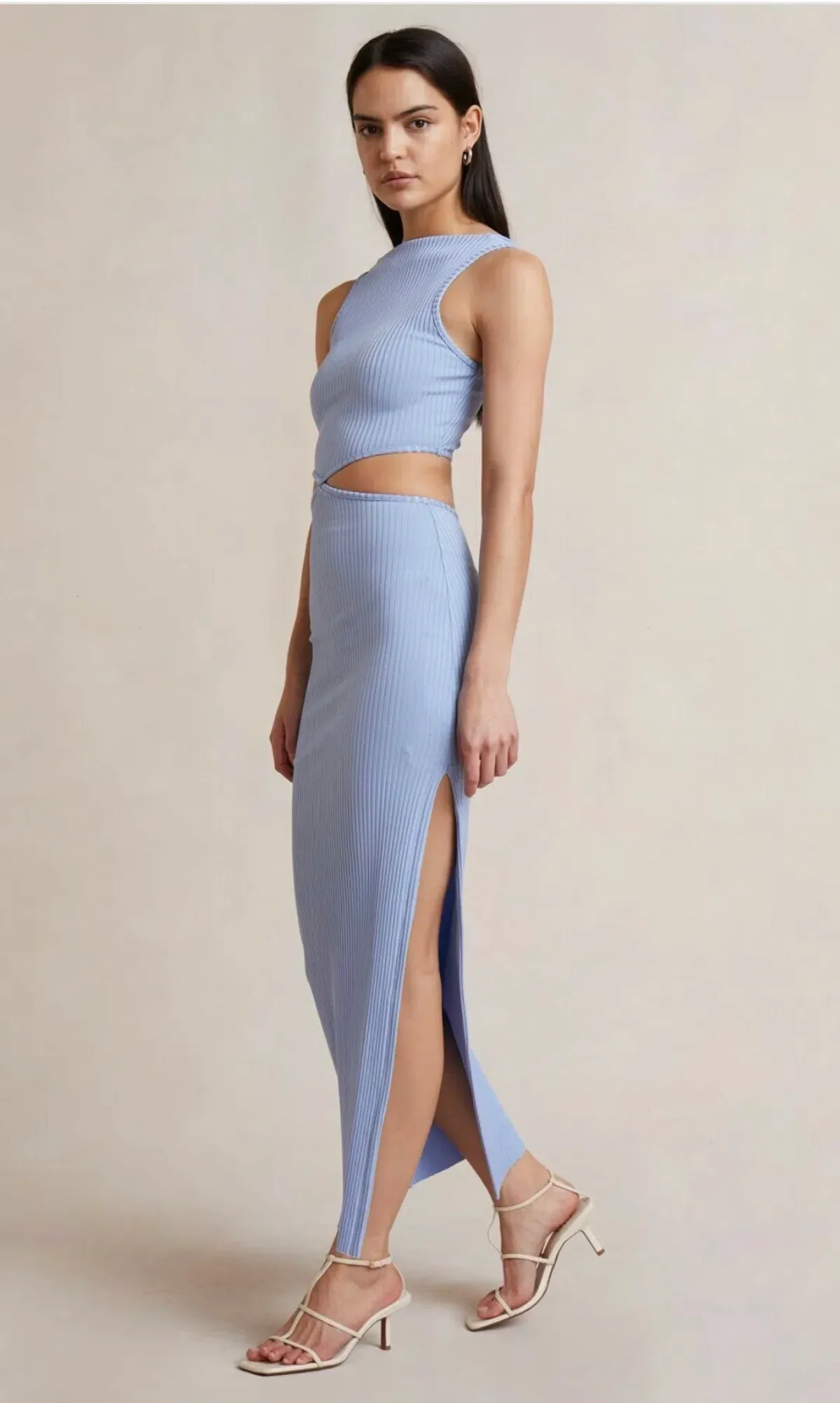 Bec & Bridge Reba Midi Dress Blue Size AU 8 - Image 2