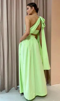 Bondi Born St Tropez Maxi Dress Green Size AU 10 for rent on The Volte - image 3