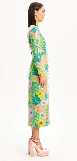 Alice McCall All That Glitters Cut Out Midi Dress Print Size 8 / S for rent on The Volte - image 2