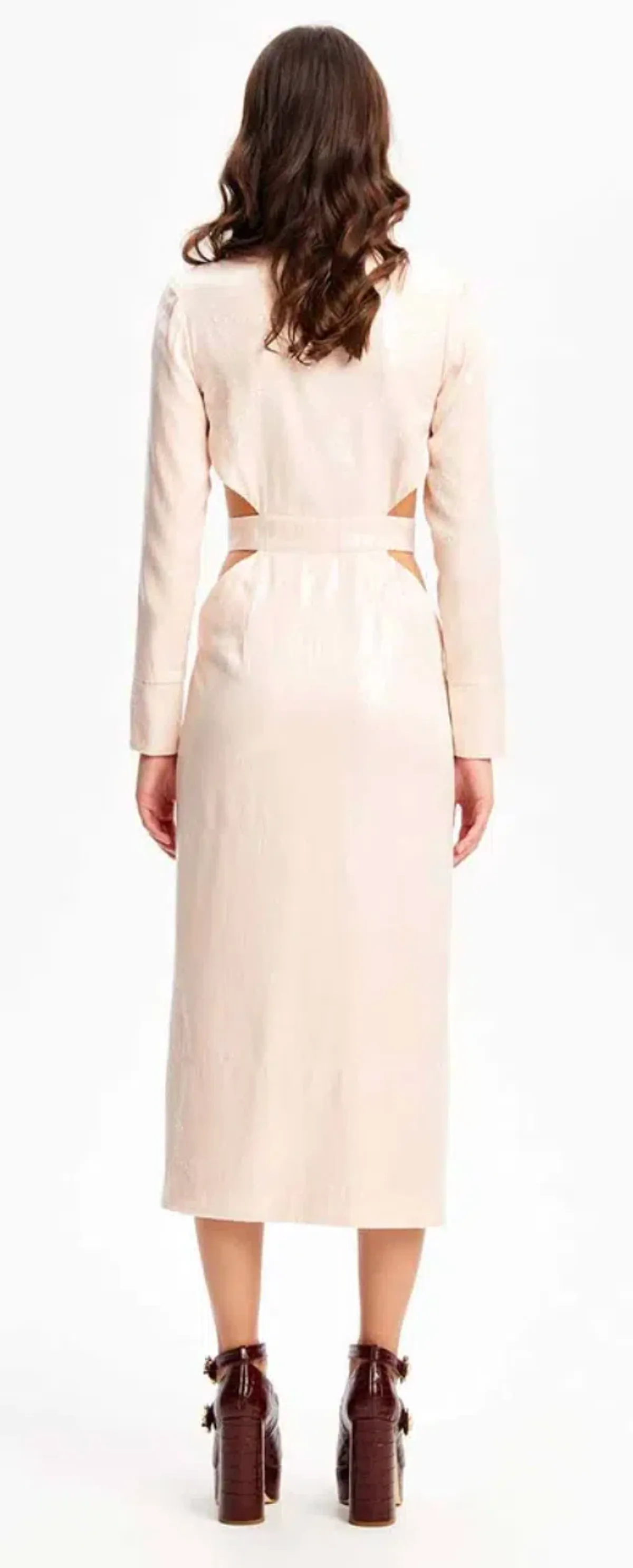 Alice McCall Night Sky Trench Dress Pale Pink Size 10 / M  - Image 3