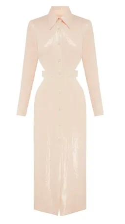 Alice McCall Night Sky Trench Dress Pale Pink Size 10 / M  for rent on The Volte - image 5