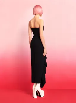 Solace London The Thalia Midi Dress Black Size 8 / S for rent on The Volte - image 3