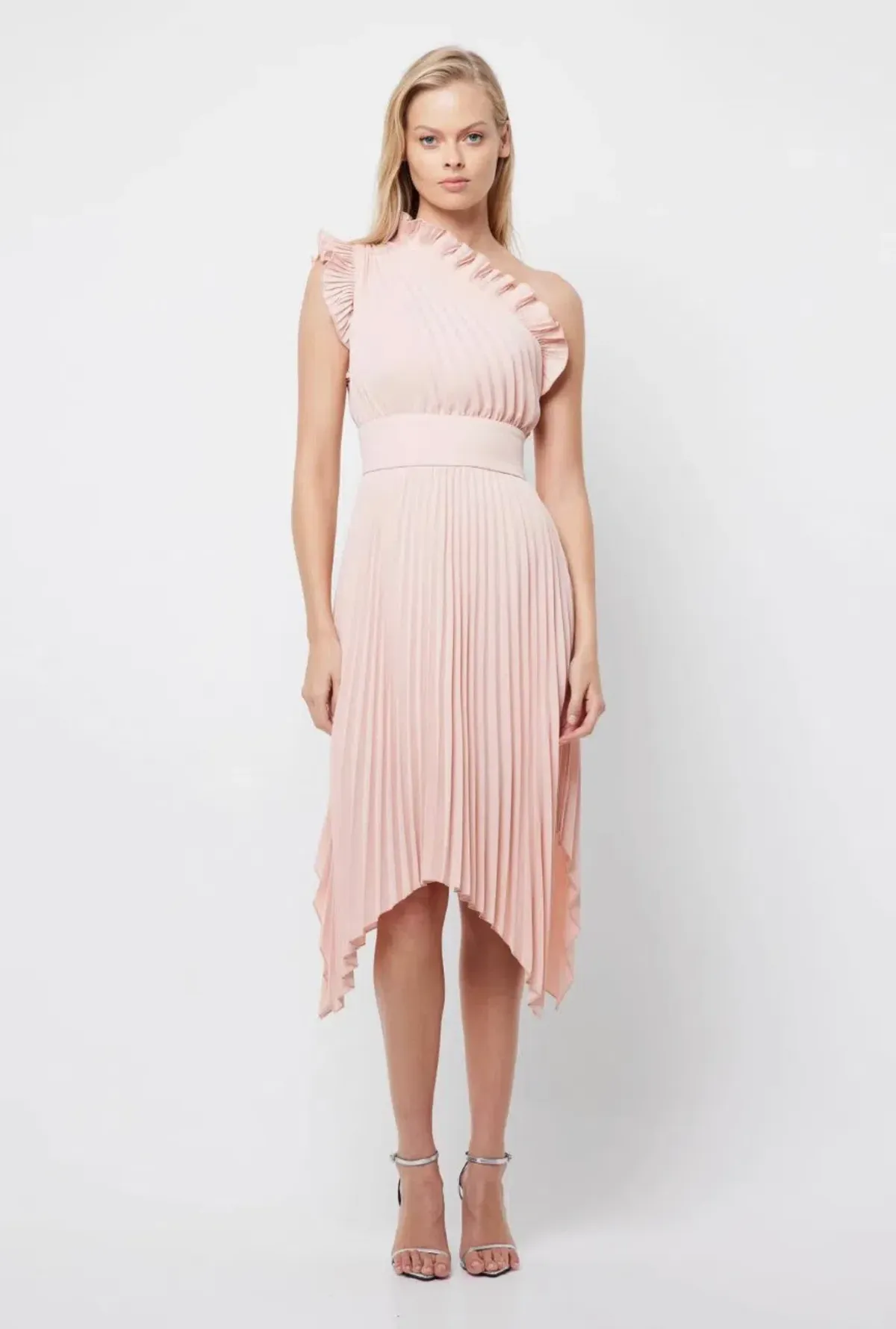 Mossman The Lady Like Midi Dress in Blush Size 12 - Image 6