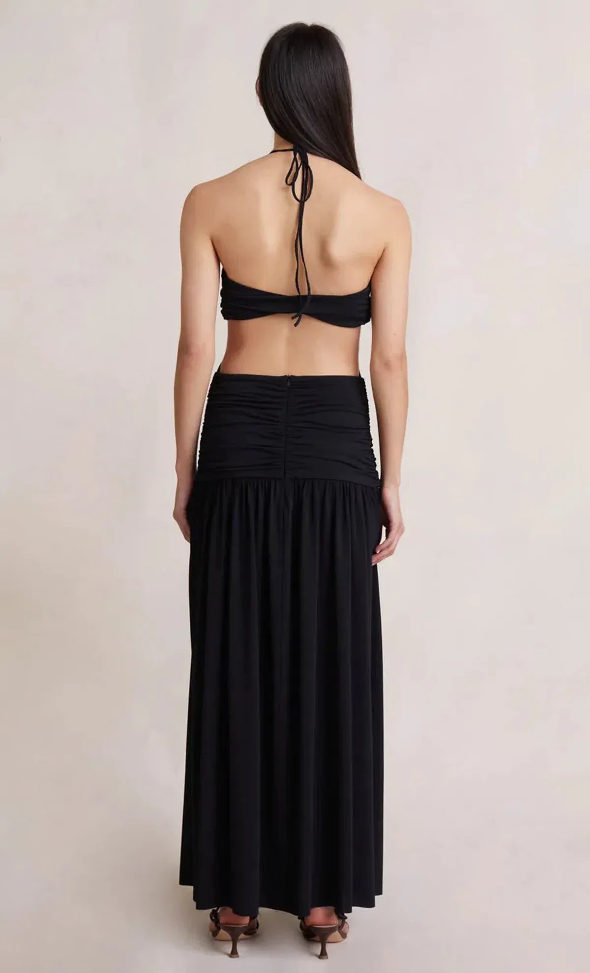 Bec & Bridge Adaline Cut Out Maxi Dress Black Size AU 8 - Image 3