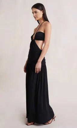 Bec & Bridge Adaline Cut Out Maxi Dress Black Size AU 8 for rent on The Volte - image 2