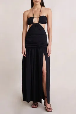 Bec & Bridge Adaline Cut Out Maxi Dress Black Size AU 8 for rent on The Volte - image 1