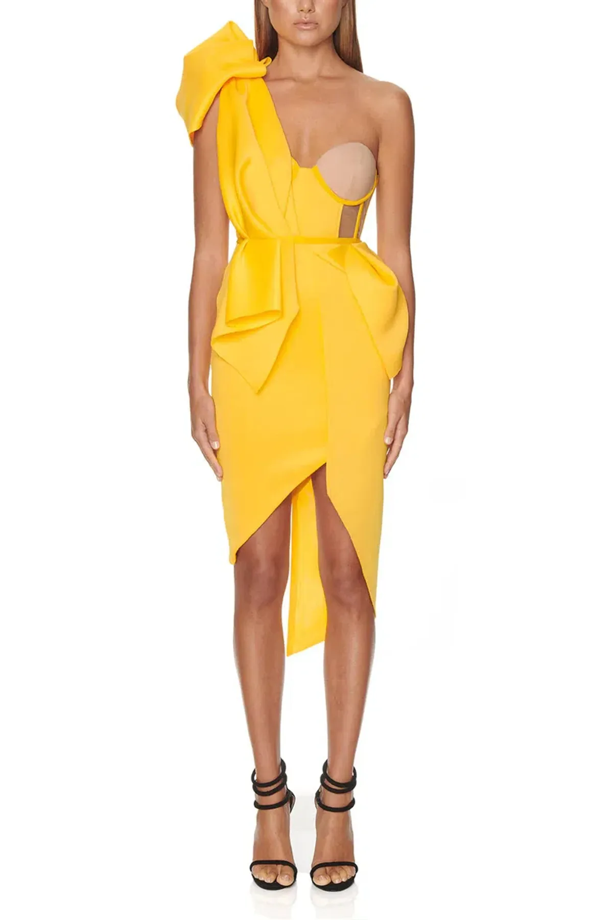 Eliya The Label Fleur Dress Yellow Size XL / Au 14 - Image 4
