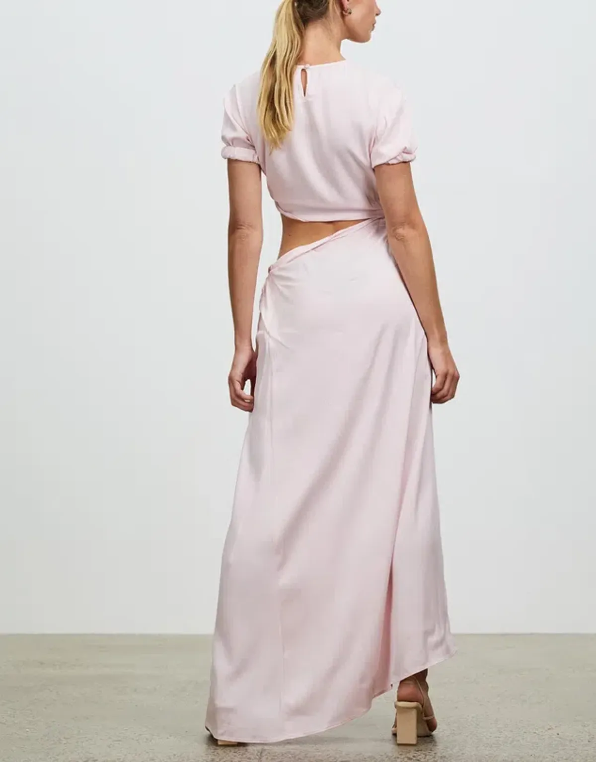 Christopher Esber Rolled Sleeve Tee Dress in Pink Size 6 / XS - Image 3